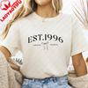 Nostalgia 30th Birthday Limited Edition Classics 1996 High Quality Cotton Unisex Crewneck Casual Style Shirt Loose Streetwear