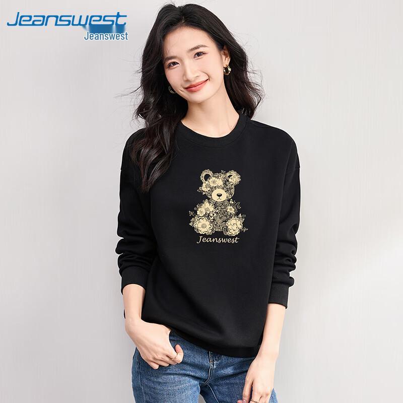 Jeanswest Women's Round Neck Graphic Sweatshirt
