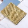 24 Rows Plastic Rhinestone Mesh Ribbon Sewing Trim Garment Accessories Decoration