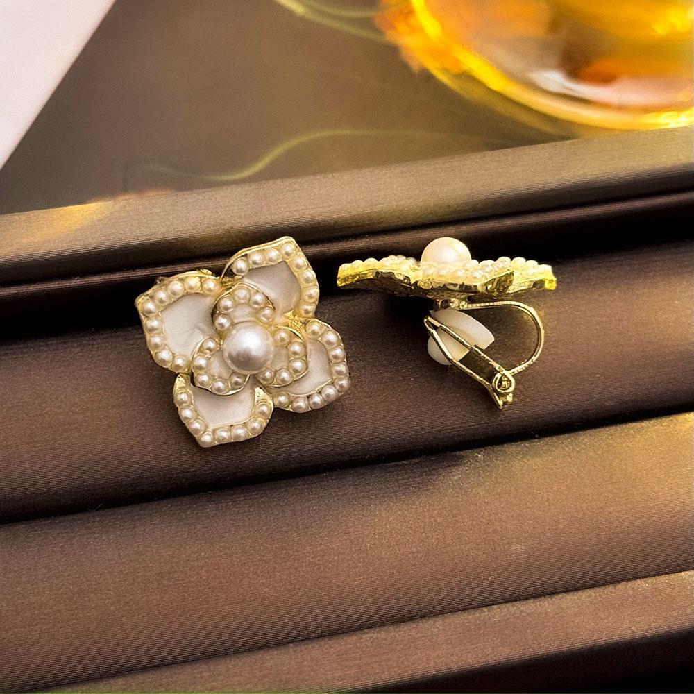 High-End Französische Dreieck Ohrclips ohne Piercing - Damen Einfache, Elegante, Luxuriöse Ohrringe