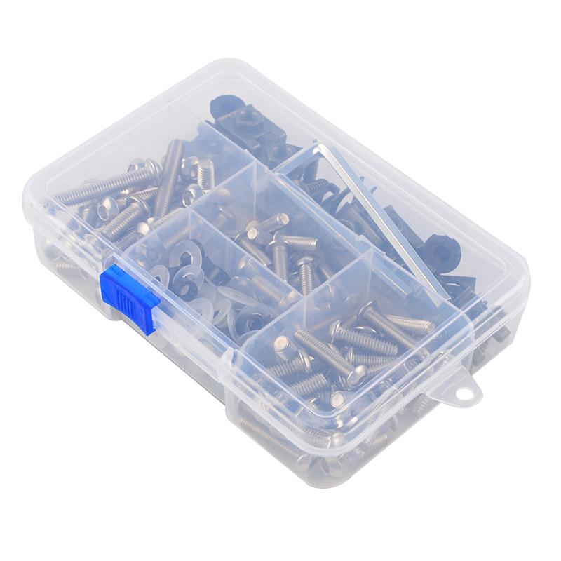 155PCS Fairing Bolt Bodywork Screws For Honda CBR Yamaha YZF Suzuki GSXR Kawasaki Honda BMW Ducati Husqvarna Aprilia Triumph