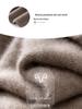 Women's Cashmere Sweater: Autumn/Winter, Round Neck, Loose Fit, Rolled Hem, Versatile Knit Pullover