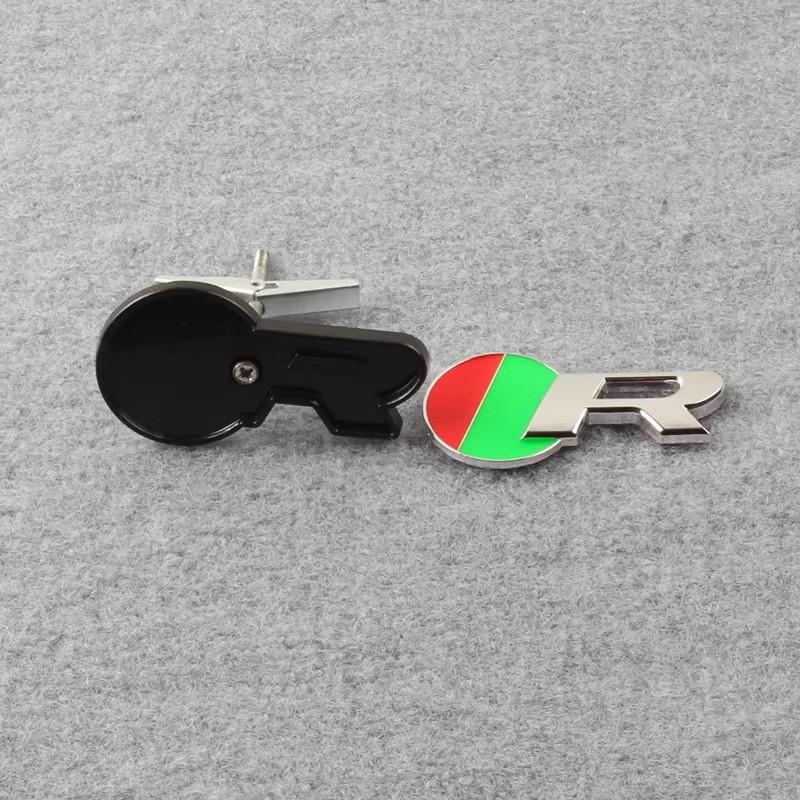 Clip Grille Sticker For F-TYPE E-PACE F-PACE XE XF XJL R S Sport Emblem Sticker Car Front Grille Badge Sticker Accessories