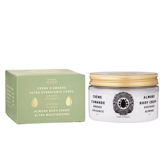 

Panierdessens: A rich body cream with a smooth texture, generous 250ml. Features a feminine and sweet scent of almond and white flowers