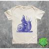Vintage Snail Knight T Shirt Funny Meme Retro 90s Washed Y2k Dark Art Gag Casual Vintage Washed Streetwear Slightly Fashion