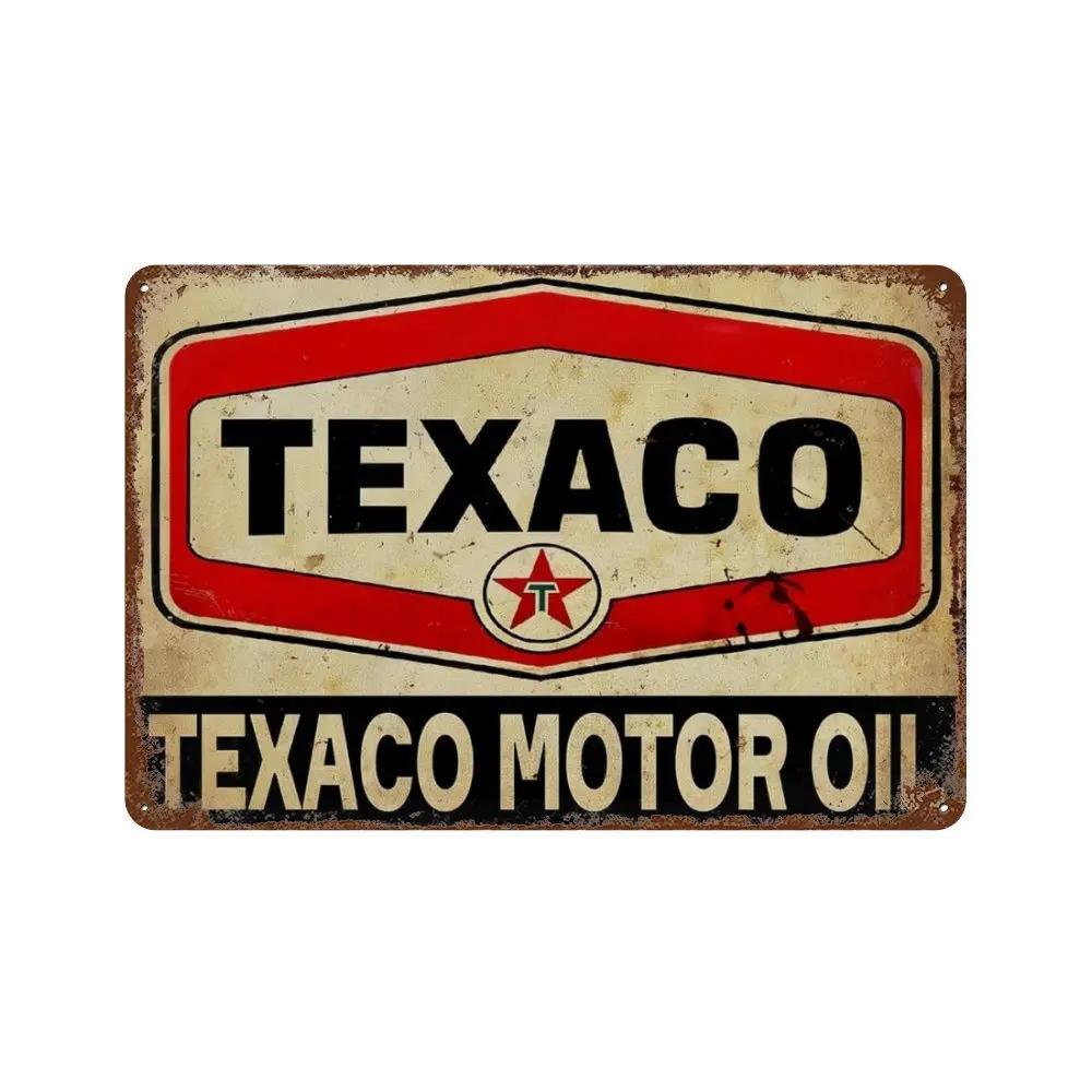 Car Gas Oil Sign Vintage Lubricant Metal Billboard Wall Plate Poster Decor Garage Auto Repair Shop Tin Sign Decorative Plaque