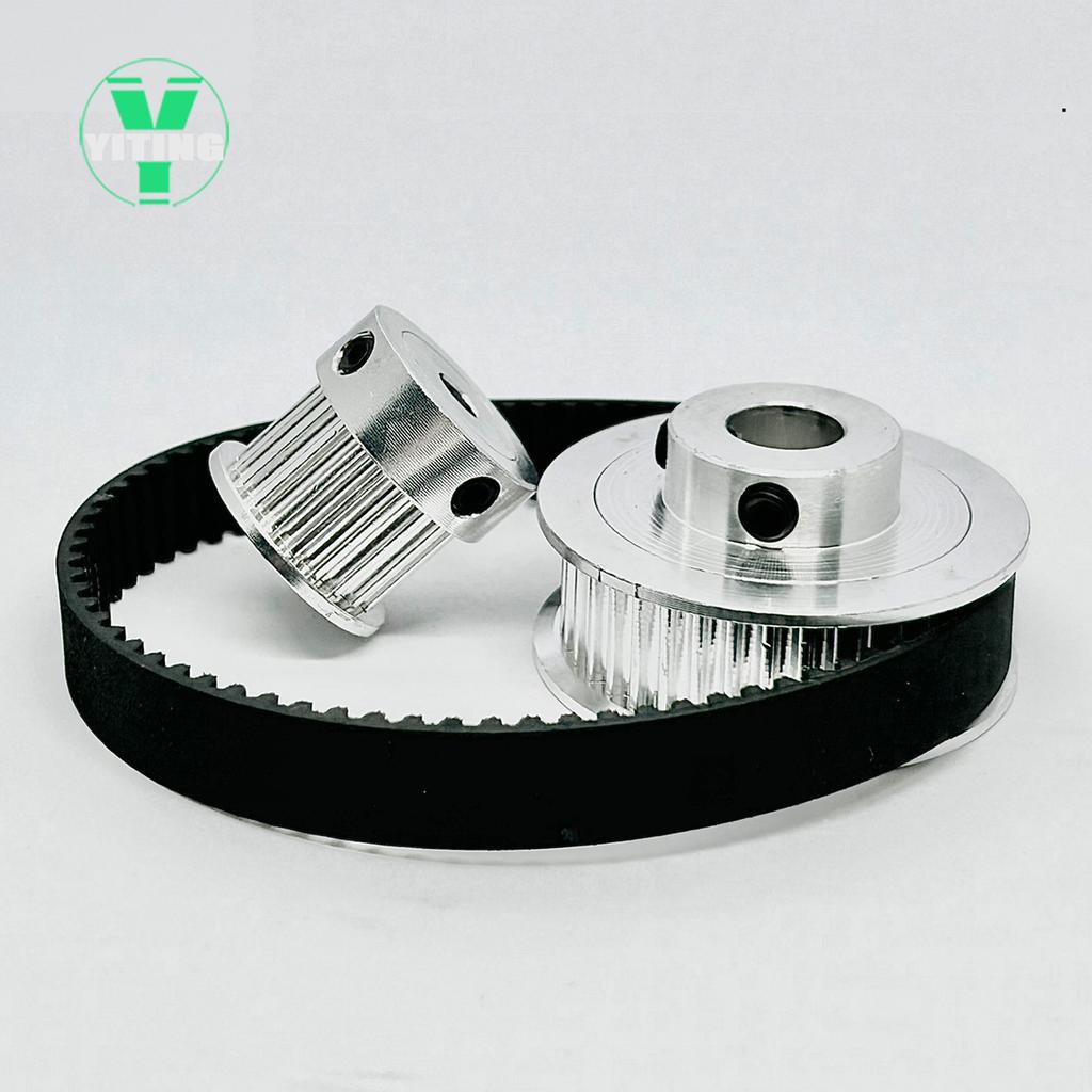 HTD3M 20T 40Teeth Timing Pulley Belt Set Belt Width 10mm Bore 4~20mm Reduction 2:1 Deceleration 3M Pulley Kit Synchronous Wheel