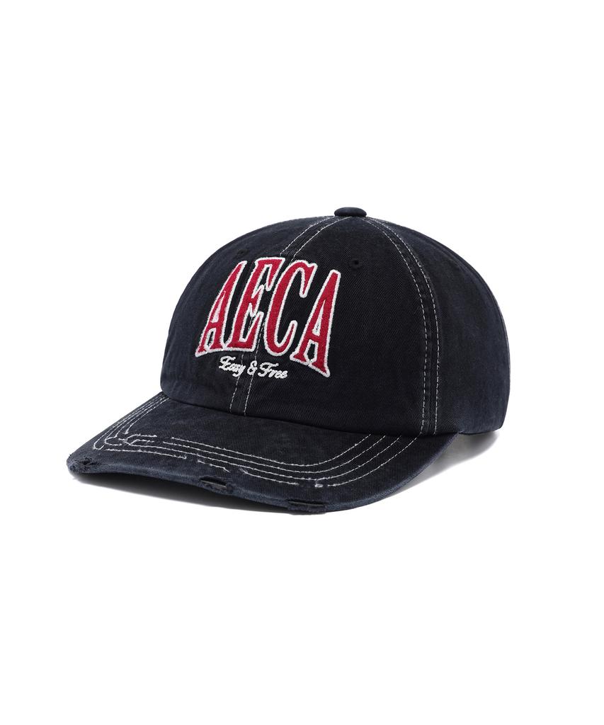 AECA Aeca Easy & Free Vintage Ball Cap-Black
