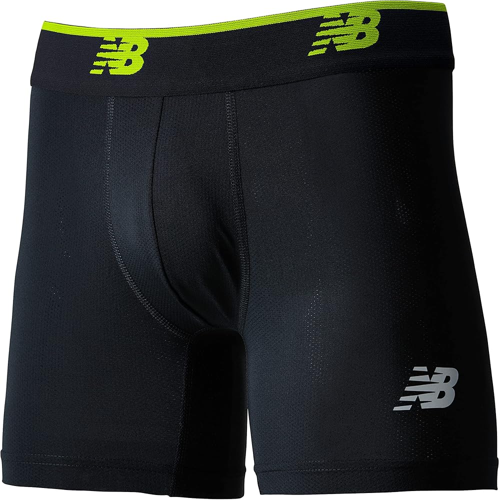New Balance Boxer Briefs Mesh 5 Inch Front Closure Quick Dry 3 Pack