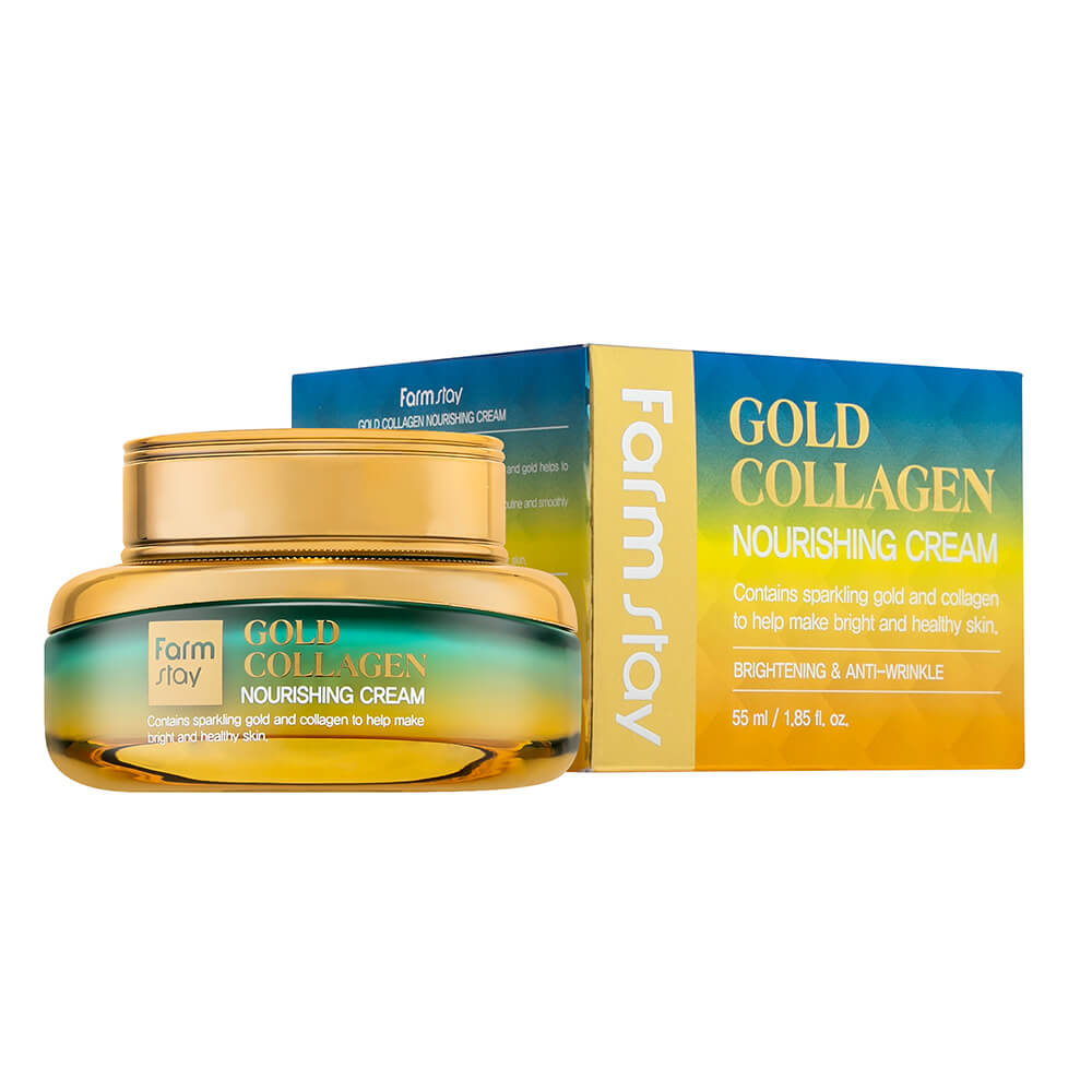 

FARMSTAY Gold Collagen Nourishing Cream 55 ml - face cream with collagen and gold