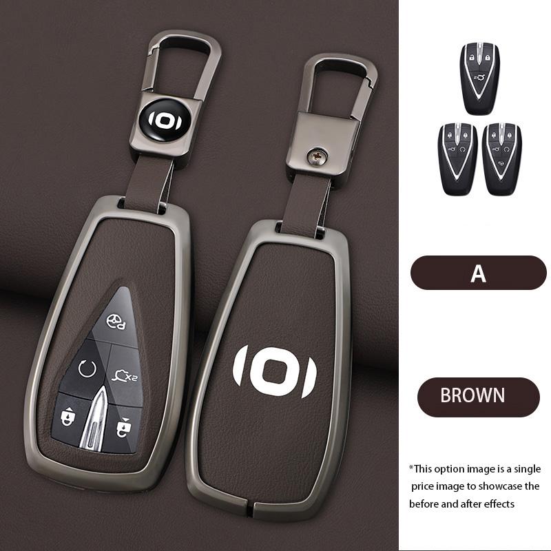 

Zinc Alloy For Changan Qiyuan A05 Key Sleeve Q05 A07 Full Package A06 Shell E07 Buckle Simple Alcantara Auto Interior Accessorie