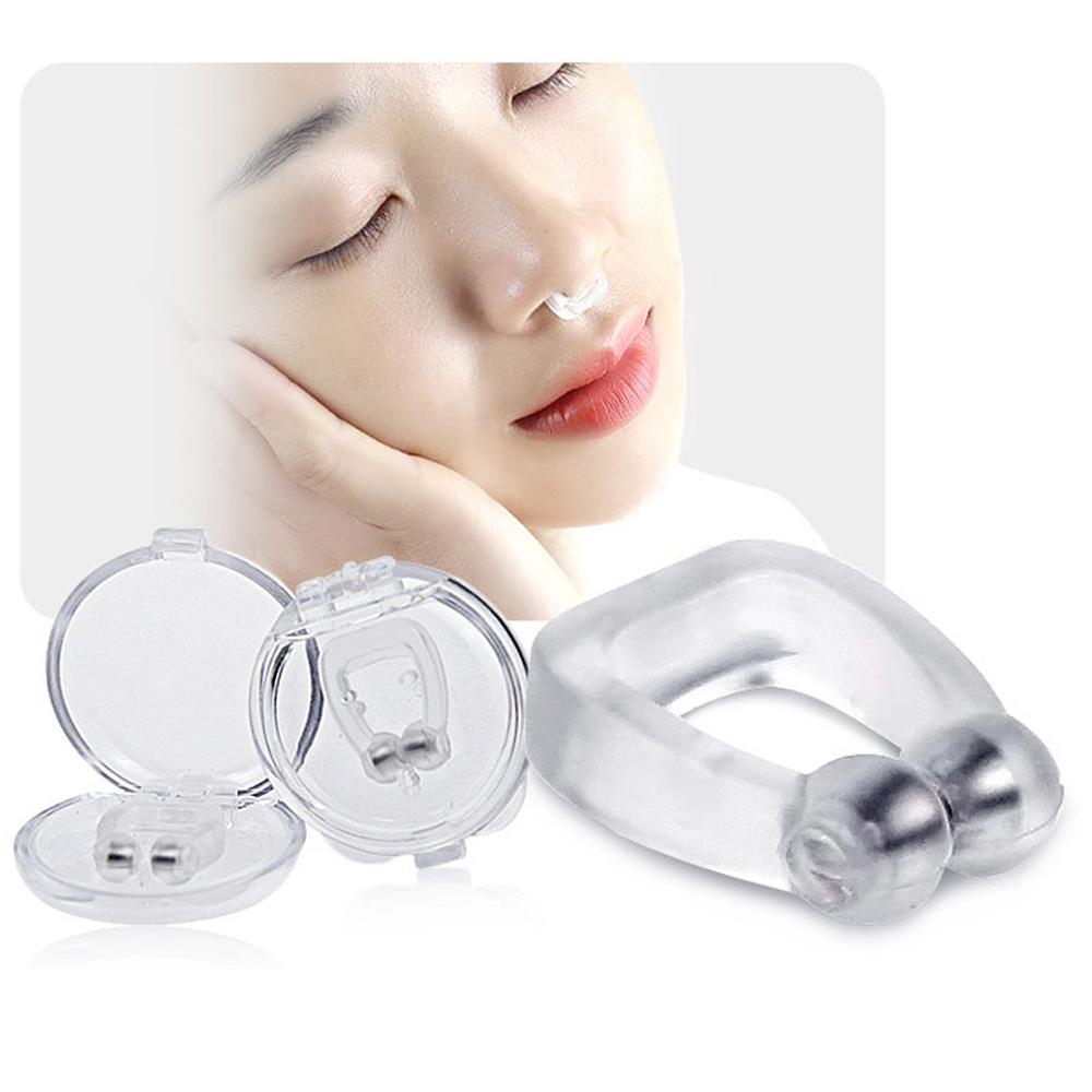 1Pcs Magnetic Silicone Nose Clip For Men Anti-Snoring Professional Comfortable Stop Snore Mini