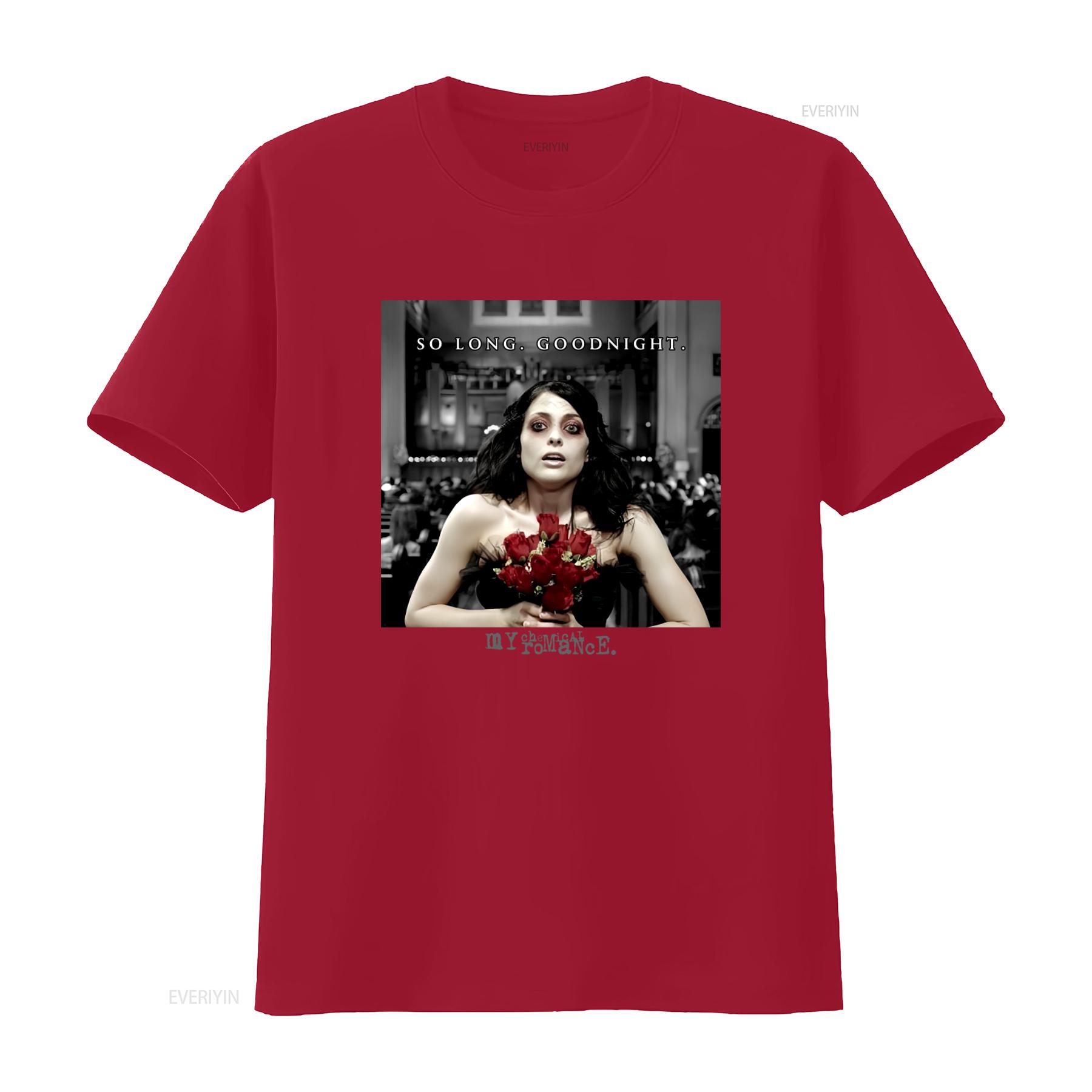 

My Chemical Romance Gerard Way Return of Helena OFFICIAL T Shirt with So Long Goodnight Design vintage Washed Soft S