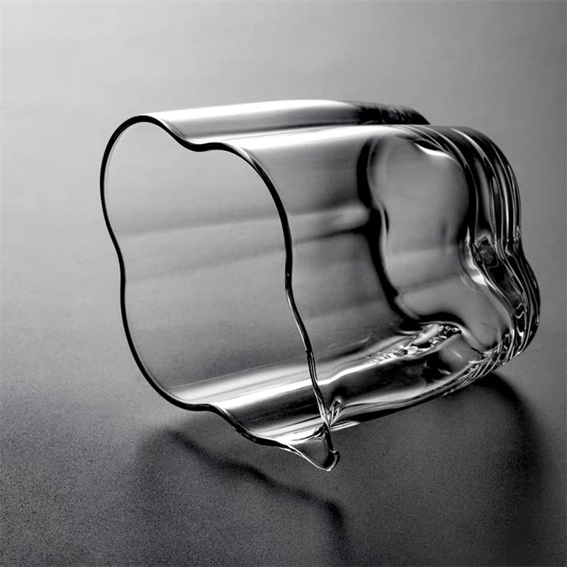 350ml Cloud Shape Glass Tea Pitcher Fair Cup Chahai Tea Ceremony Serving Tea Cup Kung Fu Tea Set Accessorie Coffee Pot