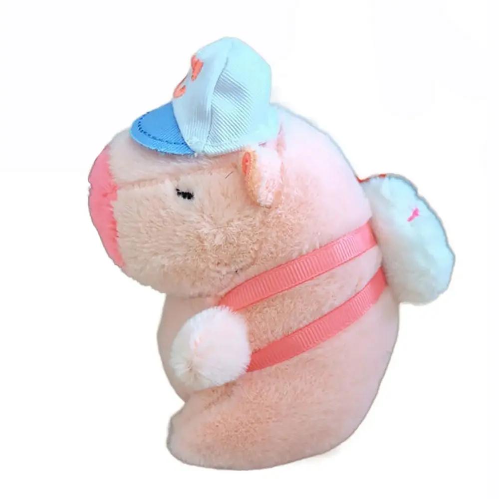 Toy Cartoon Capybara Simulation Capybara Pendant Multicolor Plush Capybara Keychain Accessories Stuffed Animals