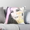 Monica Bellucci Italian Square Pillowcase Polyester Linen Velvet Pattern Zip Decor Throw Pillow Case Home Cushion Cover