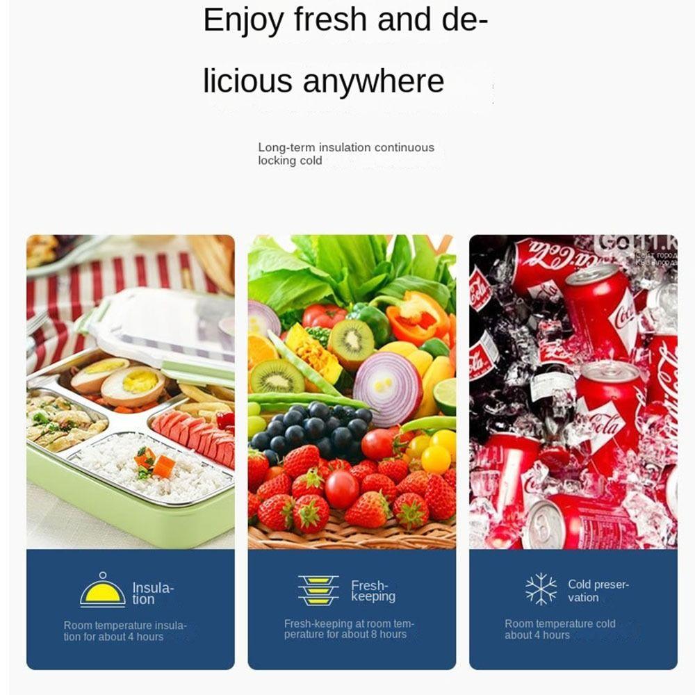 Large Capacity Lunch Bag Durable Food Thermal Bag Casual Insulated Picnic  Bag  Hiking