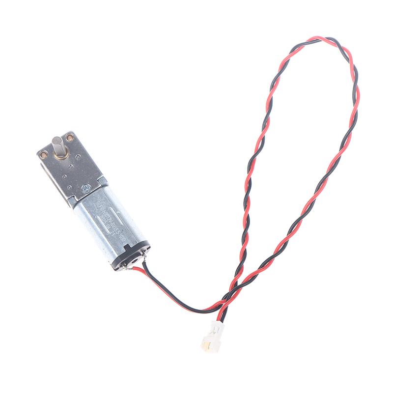 Dc 3V-6V 12Rpm Mini N30 Gear Motor Single Long Shaft Slow Speed High Torque Worm All Metal Gearbox Motor Right Angle Robot