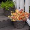 Artificial Branch Stem Realistic Plants Flowers Bouquet for Wedding Flower Arrangement Greenery Home Decoration