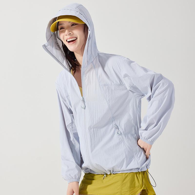 Summer new couple sunscreen clothes women's ultra-thin breathable UV-proof jackets outdoor sunscreen clothes men's