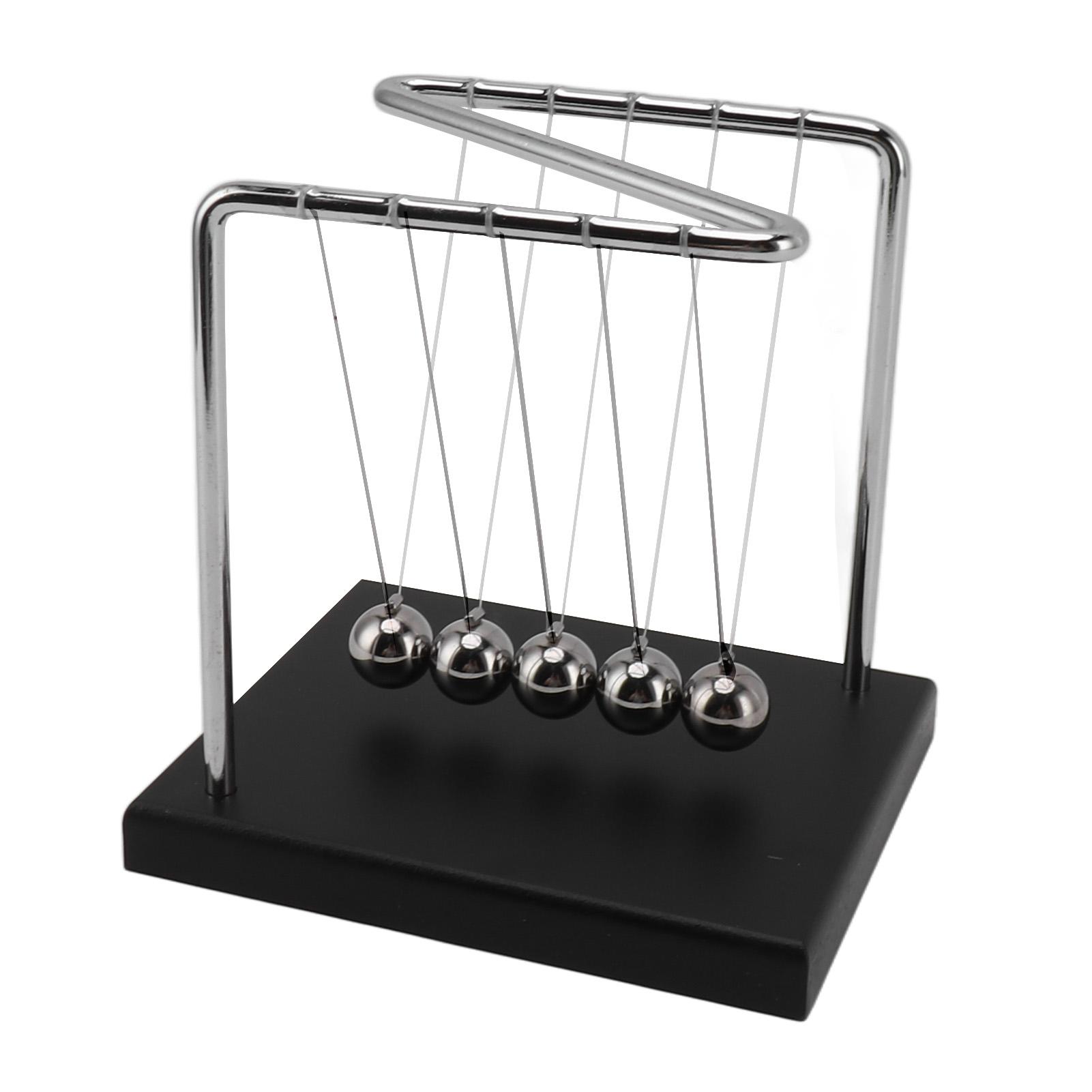 

Balance Steel Swing Balls Z Shape N Shape Wooden Base Pendulum Ball for Home Decoration Fun Science Accessories