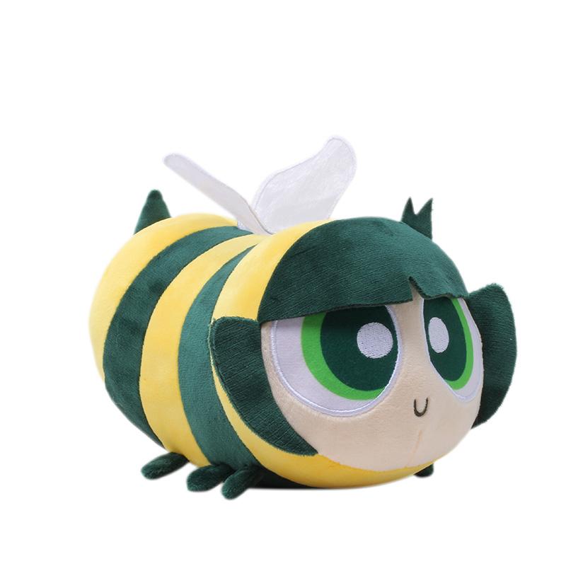 Bee Body Series Powerpuff Girls Plush 8cm Keychain and 20cm Powerpuff Girls Stuffed Toy Decoration Kids Birthday Gift