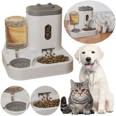 2 In 1 Automatic Cat Feeding and Water Dispenser Gravity Pet Feeder for Cats Feeding&Watering Supplies Pet Accessories