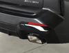 BMW X3/X4 2022 Black Stainless Steel Square Tailpipe Cover