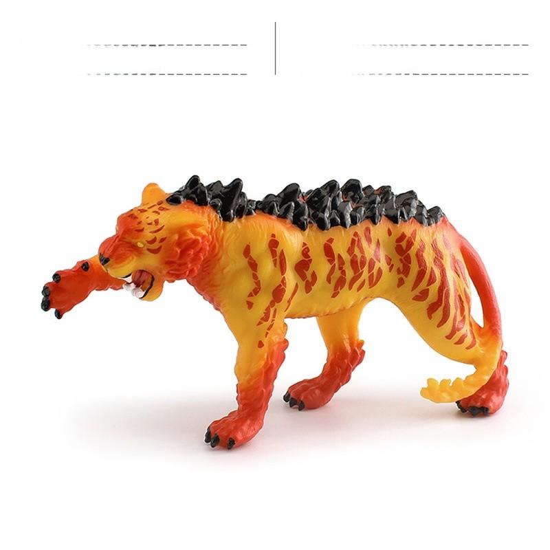 Mythical Creature Pvc Model Large Gorilla Beast With Lava And Ice Crystal Features For Collectors