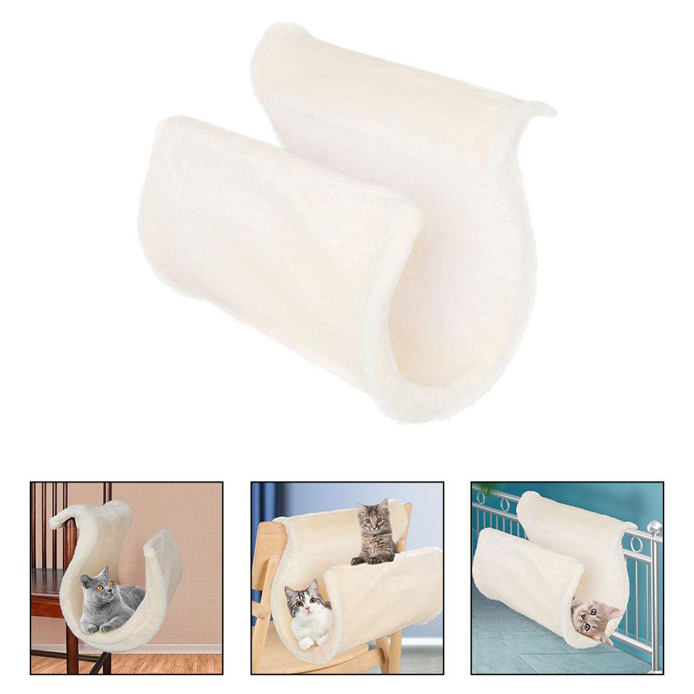 Hanging Radiator Bed for Cats and Small Dogs Plush Basket with Metal Frame Offering Warmth and Relaxation Indoors