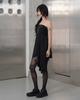 Yeolin Ash 2-Way Drape Skirt (Black)
