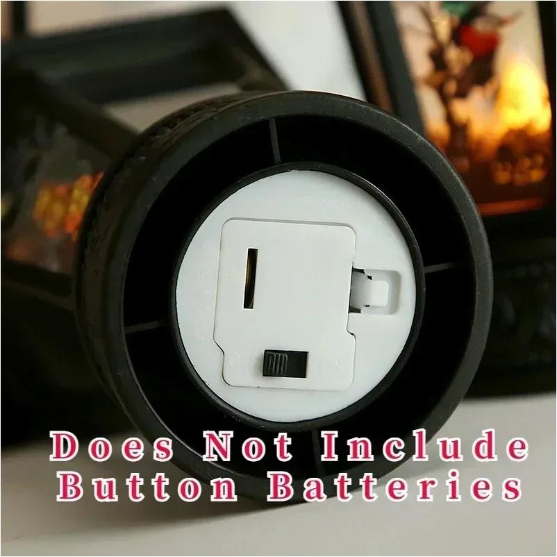 LED Kürbis Geist Laterne - Halloween Hängedekoration mit flackerndem Kerzenlicht, Gruselige Hexe Schloss Partyzubehör