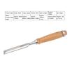 Flat Chisel Woodworking Tool Wooden Handle Hand Tools Durable Hardware Accessory Cr V 16mm