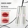 Andy Mist-Finish Long-Lasting Velvet Matte Lipstick: Brightens Complexion, Non-Sticky, Moisturizing, Pigmented, Long-Wearing.