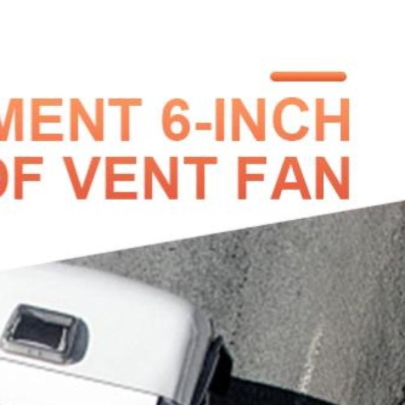 Replacement Vent Fan Blades 6 Blades Replacement Fan Blade Motor Exhaust Fan for Elixir Ventline 12 Volt Motor Roof Vent China Mainland