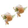 2Pcs Wrist Corsages for Mother of Bride and Grooms, Rose Corsages Wristlet for Bridal and Bridesmaid, Corsages for Proms