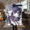 1PC Vampire Knight Print Flannel Blanket, High quality Comfortable for All Seasons, Home Decor, Warmth and Comfort, Perfect for Christmas Gifts235