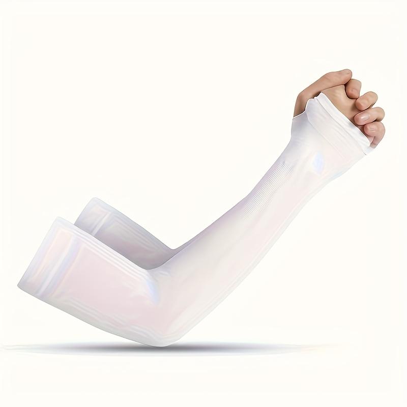 

A pair of outdoor fishing and cycling protective sleeves and arm guards бежевий