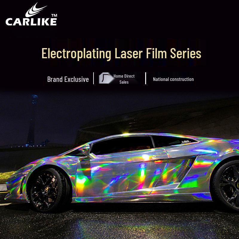 Laser Iridescent Rainbow Film for Full Car Body Color Transformation