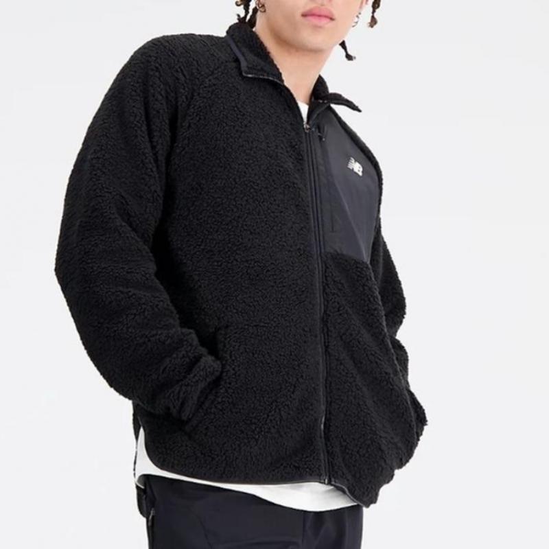 New Balance Zip Up Sherpa Fleece Jacket Nbmdd4s111 19
