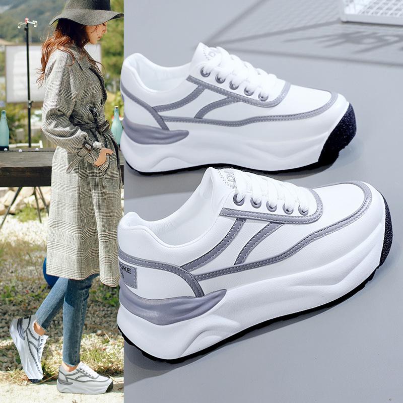 

Туфли из бисквита на толстой подошве, универсальные повседневные туфли для женщин