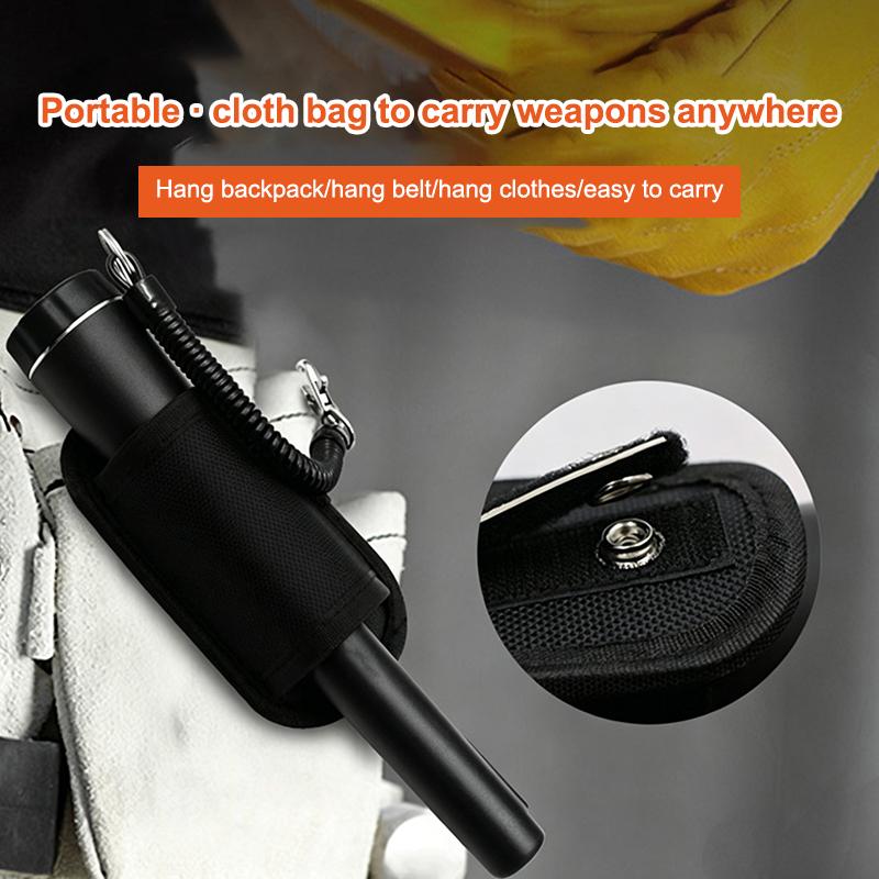 Detector de Metales Portátil Impermeable Dispositivo de Mano para Detección Rápida de Oro Plata Cobre Hierro Aventura al Aire Libre