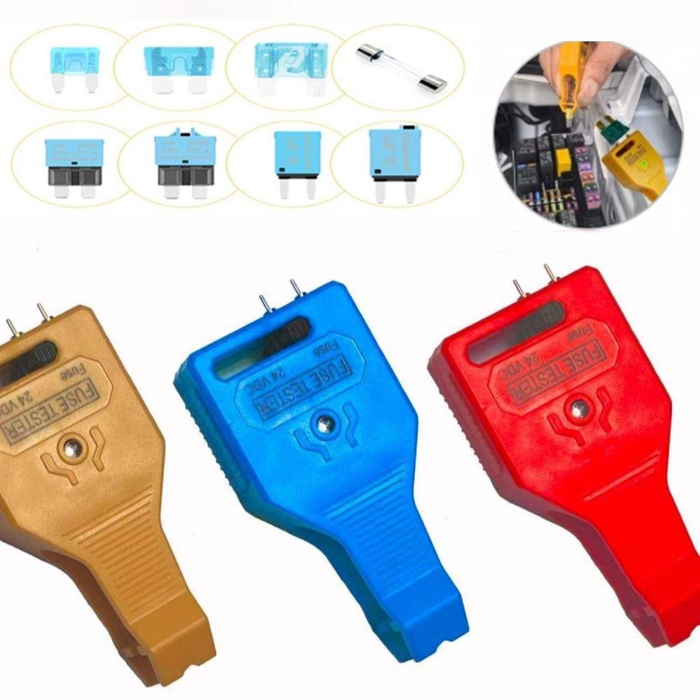 Easy to Use Car Fuse Type Tester with LED Indicator Light Auto Checker Removal Tool for Car Fuse