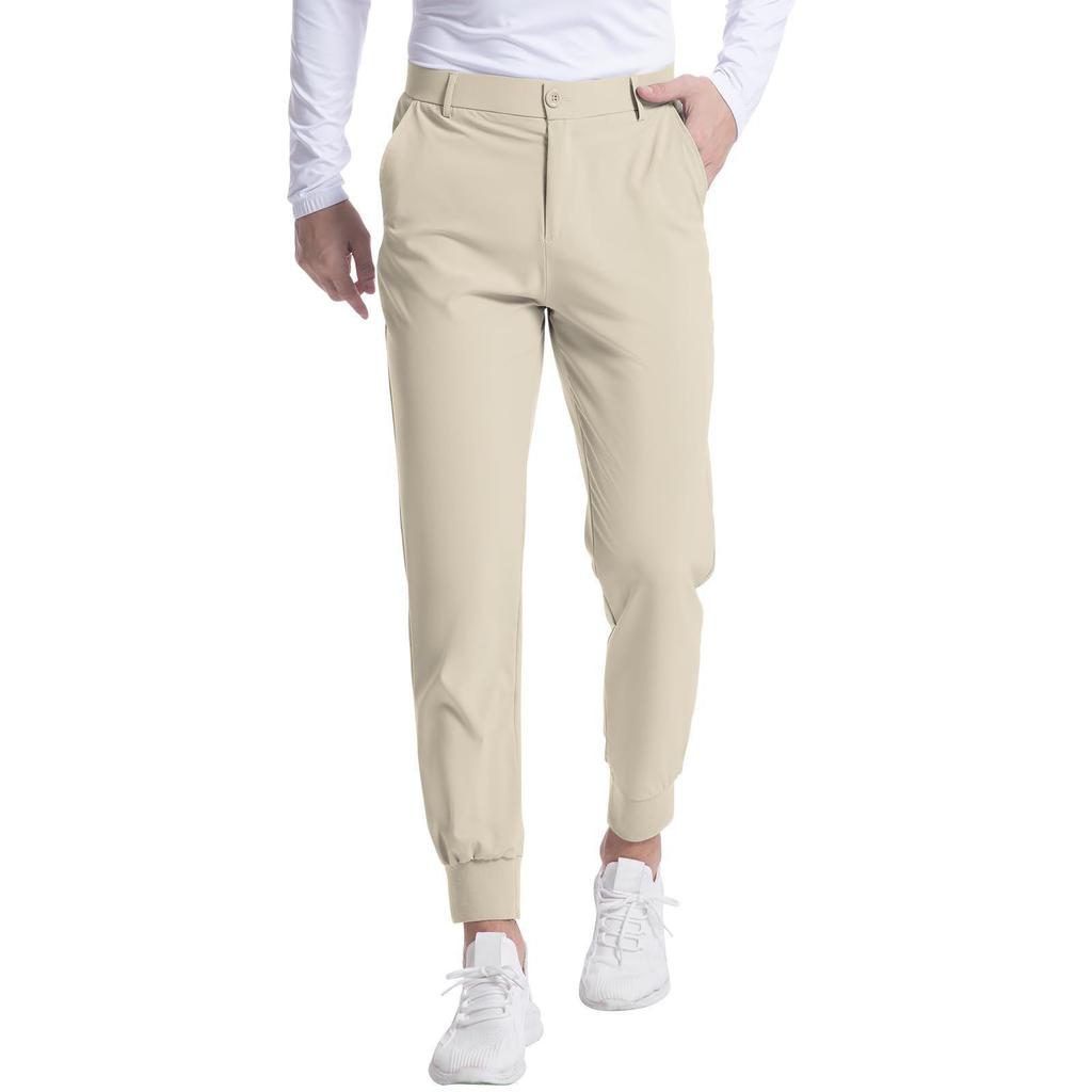 Men's  Elastic  Self-Cultivation  Business  Leisure  Golf   Jogging  Pants  Trousers