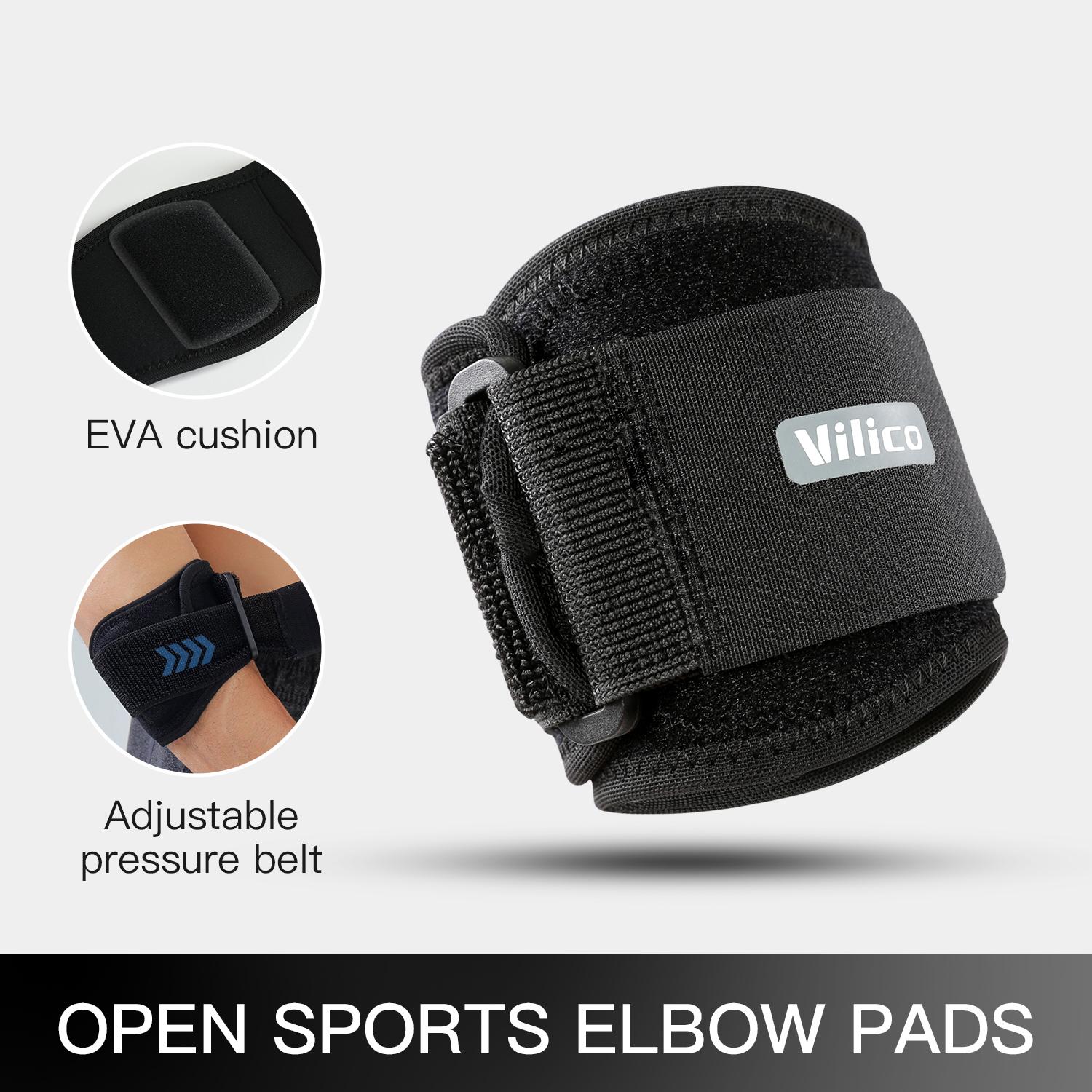 

2Pcs Adjustbale Tennis Elbow Support Guard Pads Golfer S Strap Elbow Lateral Pain Syndrome Epicondylitis Brace