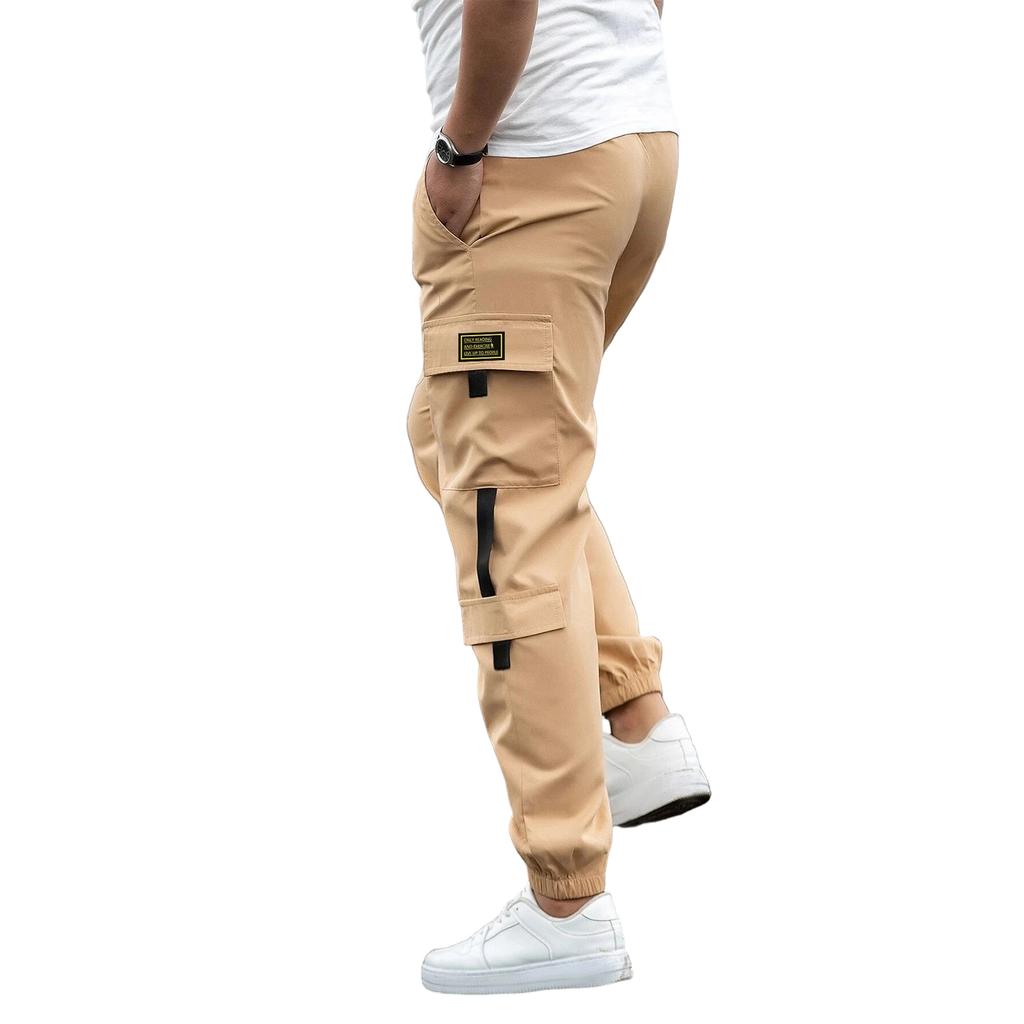 Men's  Outdoor  Leisure  Sports  Loose  Tie  The  Feet  Trousers
