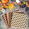 Halloween Decoration Handmade Packaging Double Offset Paper Horror Pumpkin Leaves Party Atmosphere Party Supplies