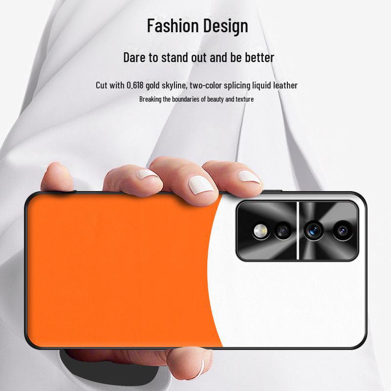 Anti-fall and Anti-fouling Liquid Leather Case for Honor 80GT Mobile Phone, One by One Shipped.