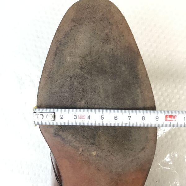 80s-90s Made in England Barker Slip-on Vamp Moccasin Dress Shoes Men’s 7.5B 26.0 Brown Vintage(USED)