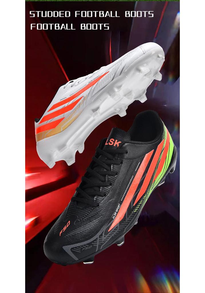 Men's Studded Low-Top Football Shoes for Teen Outdoor Competition & Training